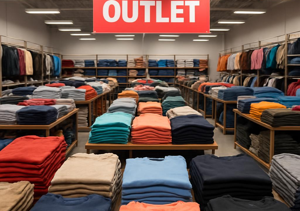 Can retailers buy outlet clothing in bulk?