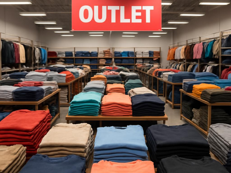 Can retailers buy outlet clothing in bulk?
