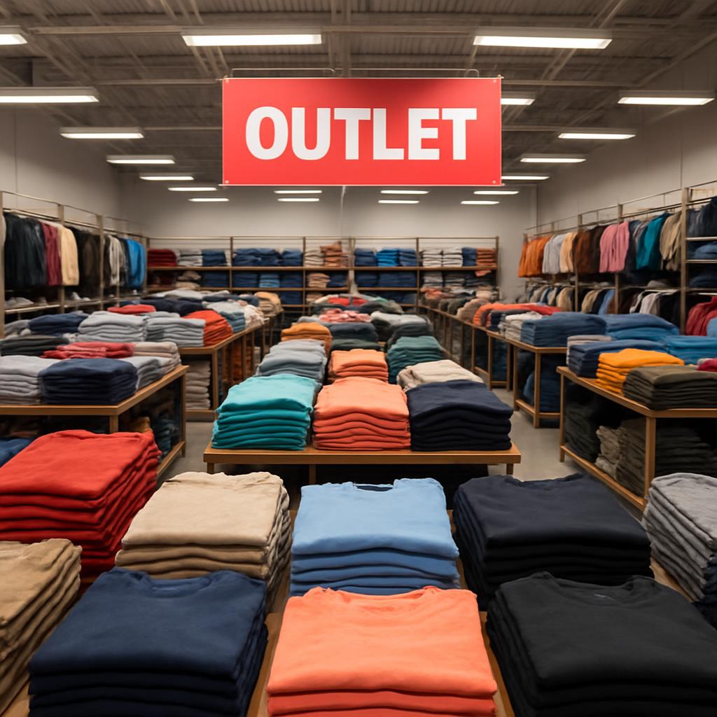 Can retailers buy outlet clothing in bulk?