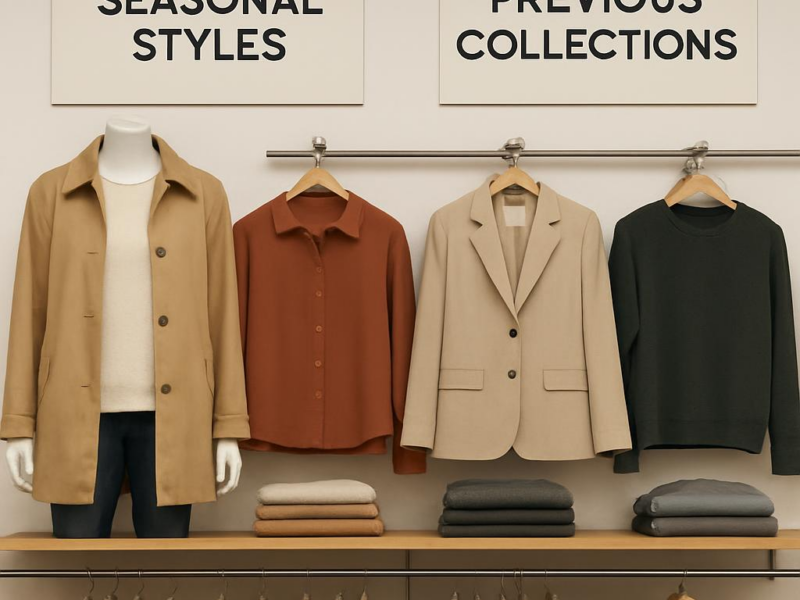 Are branded clothes wholesale always from previous collections?