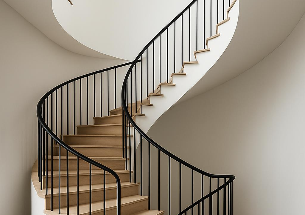 U-shaped winder stairs – ranking of variants and design options for every home
