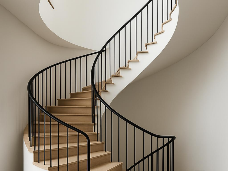 U-shaped winder stairs – ranking of variants and design options for every home
