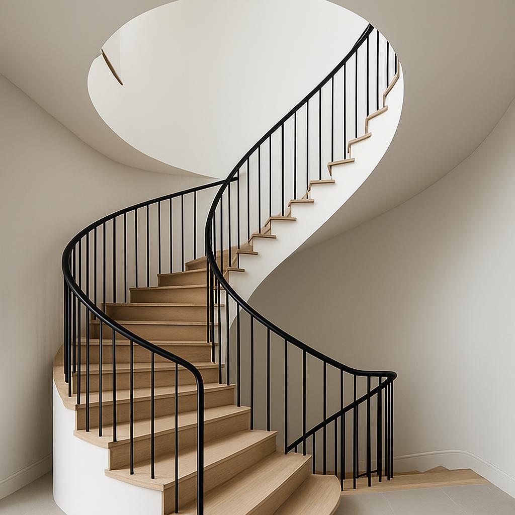 U-shaped winder stairs – ranking of variants and design options for every home