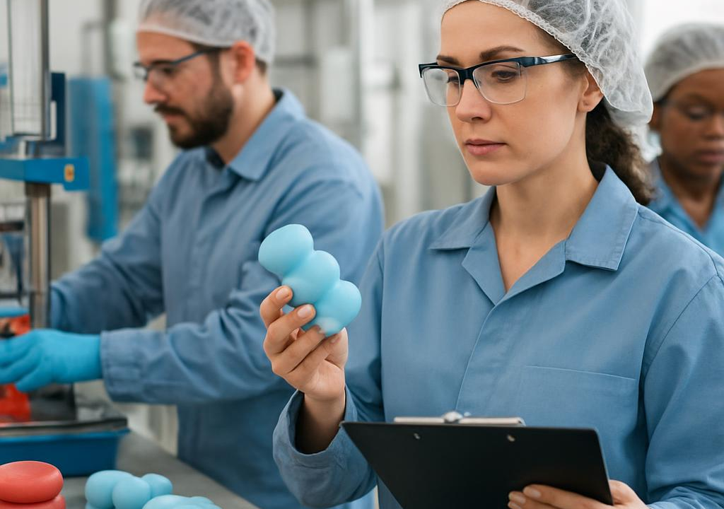 What should you look for in a silicone products manufacturer to ensure consistent quality?