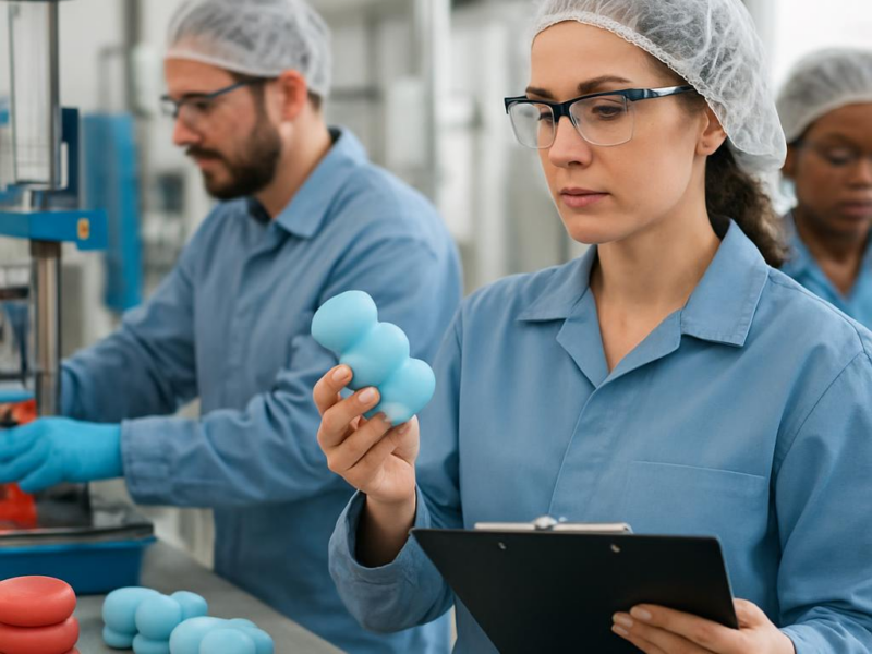 What should you look for in a silicone products manufacturer to ensure consistent quality?