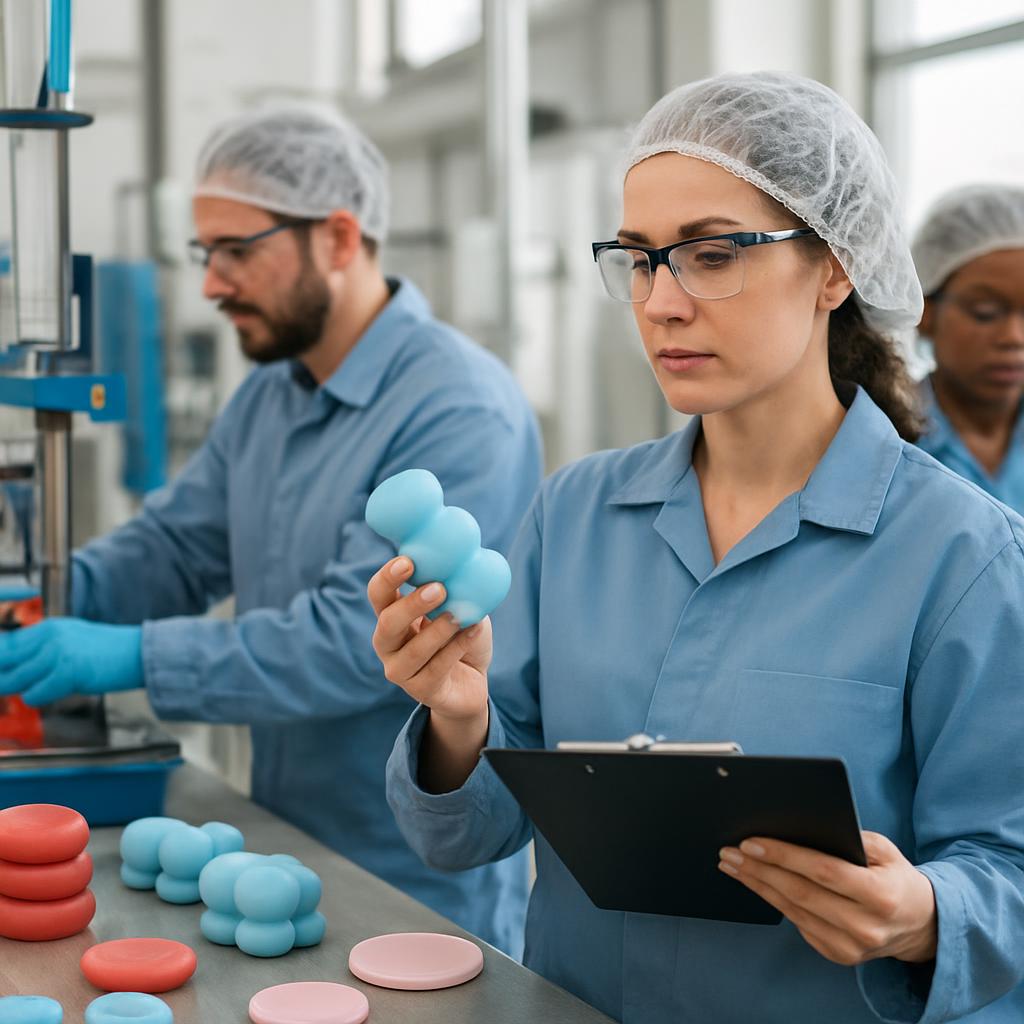 What should you look for in a silicone products manufacturer to ensure consistent quality?