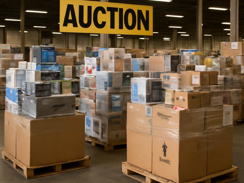 Pallet auctions – how to buy smarter and resell with profit?