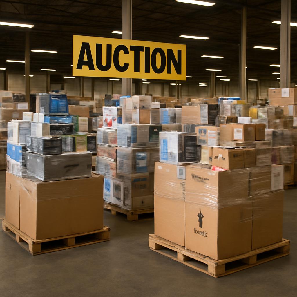 Pallet auctions – how to buy smarter and resell with profit?