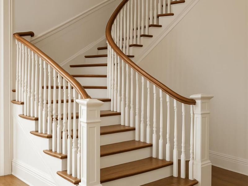 U shaped winder stairs - advantages for both functionality and aesthetics