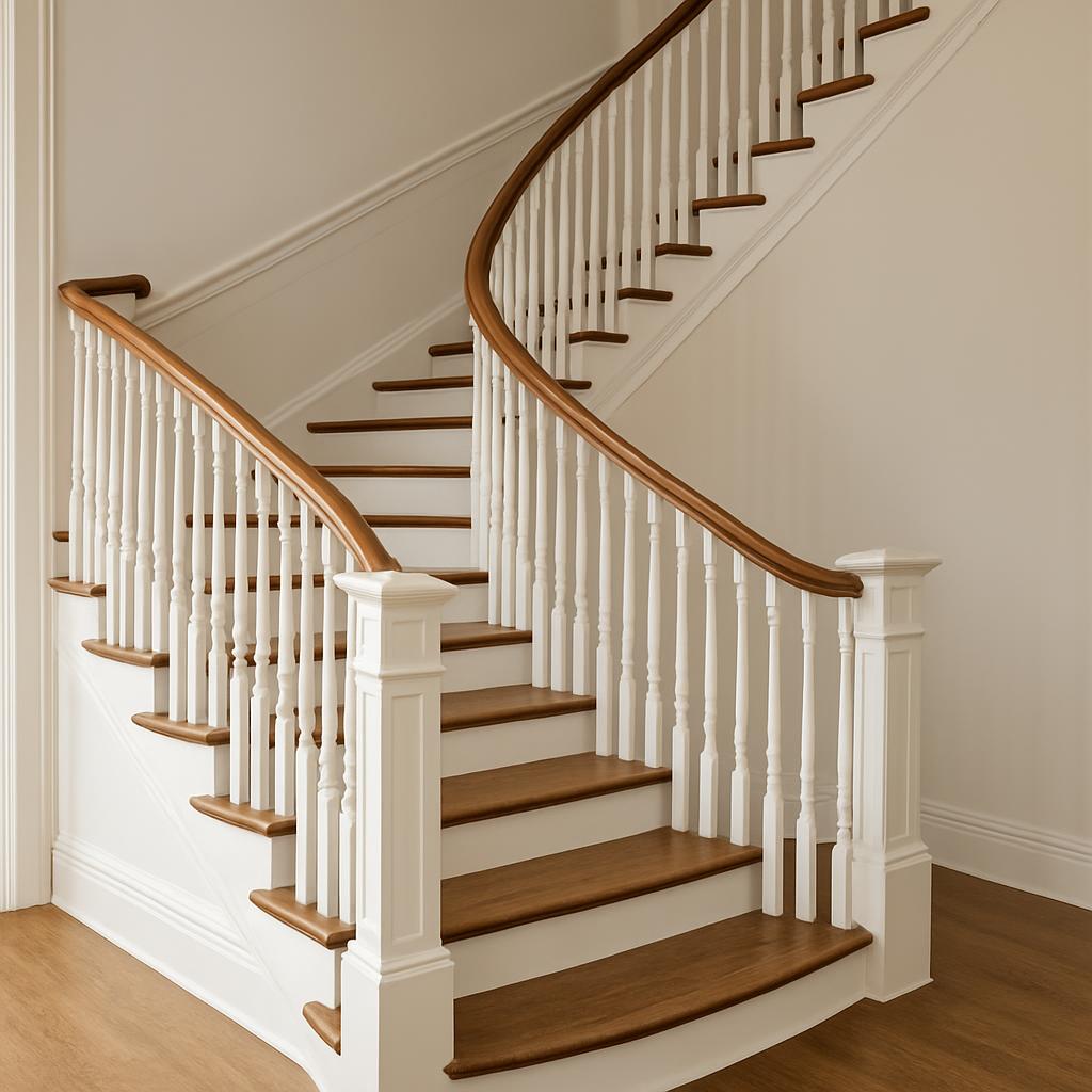 U shaped winder stairs - advantages for both functionality and aesthetics