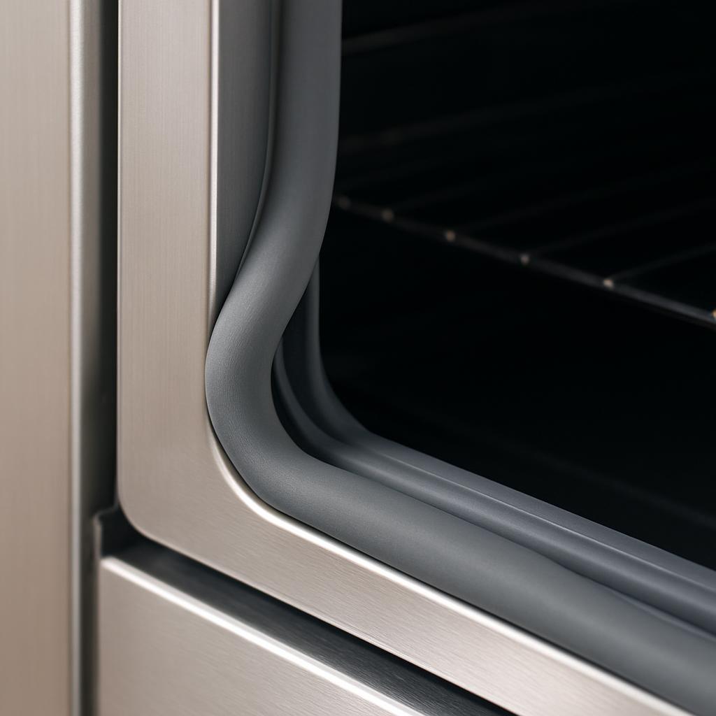 Silicone sponge seals in ovens, doors and enclosures
